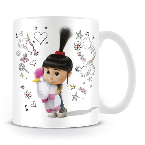 Despicable Me Agnes & Unicorn Doodle Mug £6.99